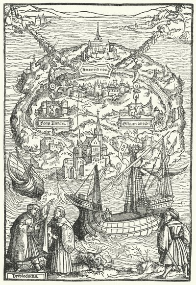 Wyspa Utopia autorstwa Ambrosius Holbein