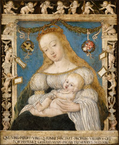 Dziewica z Dzieciątkiem autorstwa Ambrosius Holbein