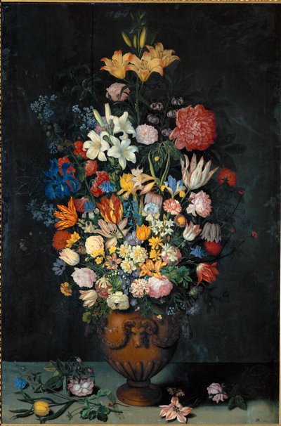 Martwa natura z kwiatami w wazonie ... autorstwa Ambrosius the Elder Bosschaert