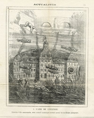 Ilustracja Chama (1819-1879) w Le Charivari autorstwa Amédée de Noé
