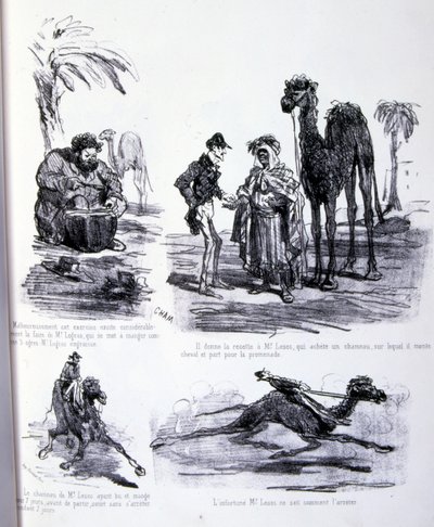 ilustracja do Sztuki tuczu i odchudzania autorstwa Amédée de Noé