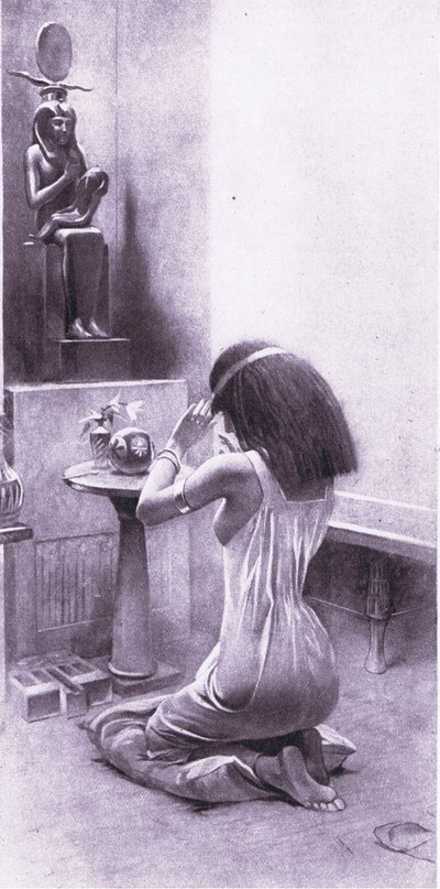 Egipcjanka na jej nabożeństwach, 1925 autorstwa Amedee Forestier