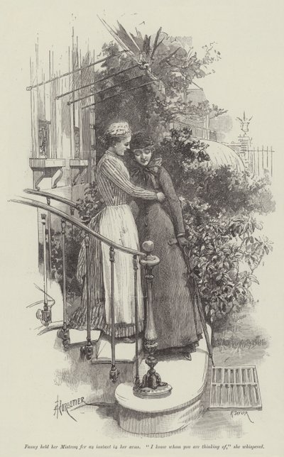 Ślepa miłość, Wilkie Collins autorstwa Amedee Forestier