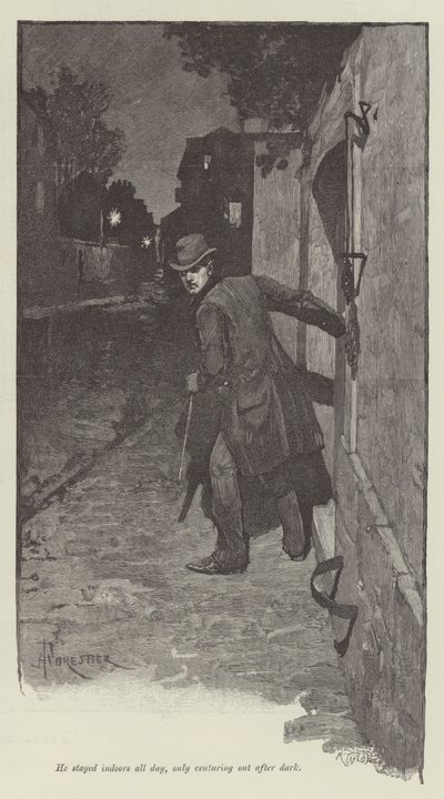Ślepa miłość — Wilkie Collins autorstwa Amedee Forestier