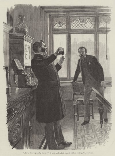 Ślepa miłość — Wilkie Collins autorstwa Amedee Forestier