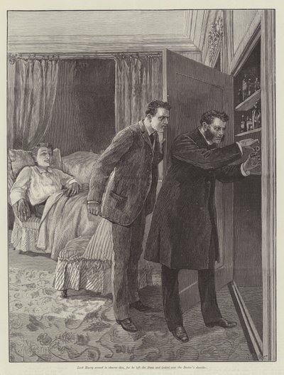 Ślepa miłość, Wilkie Collins autorstwa Amedee Forestier