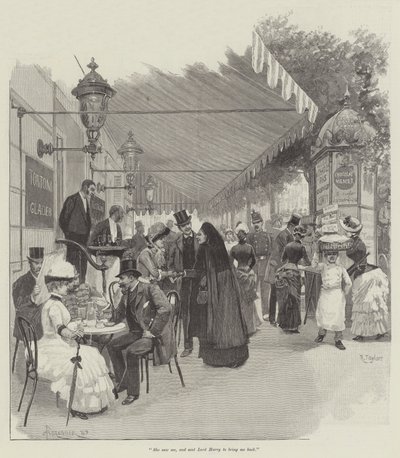 Ślepa miłość — Wilkie Collins autorstwa Amedee Forestier