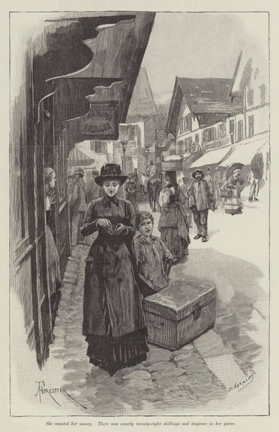 Ślepa miłość — Wilkie Collins autorstwa Amedee Forestier