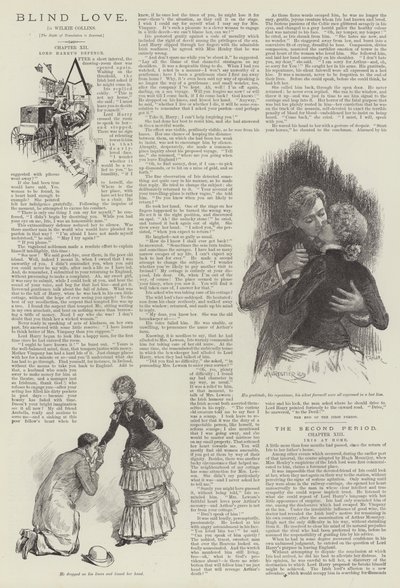Ślepa miłość — Wilkie Collins autorstwa Amedee Forestier