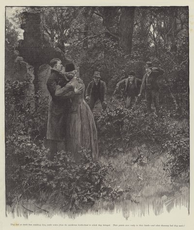 Ślepa miłość — Wilkie Collins autorstwa Amedee Forestier