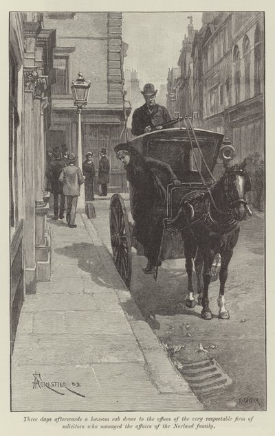 Ślepa miłość, Wilkie Collins autorstwa Amedee Forestier