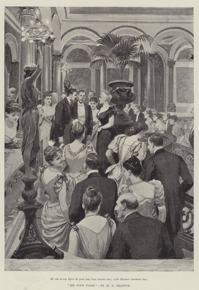 Jego dobra wróżka — Mary Elizabeth Braddon autorstwa Amedee Forestier