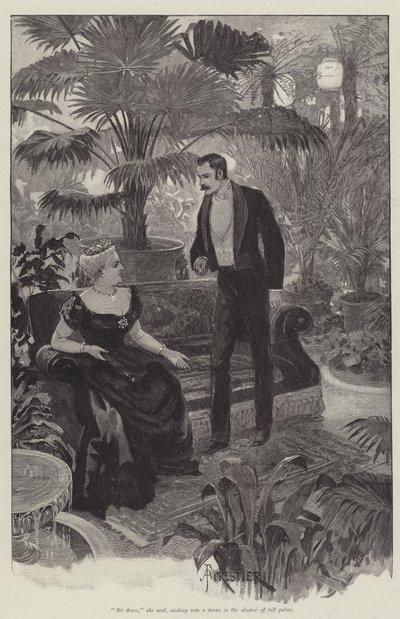 Jego dobra wróżka, autorstwa Mary Elizabeth Braddon autorstwa Amedee Forestier