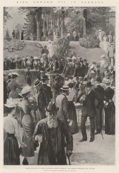 Król Edward VII w Niemczech autorstwa Amedee Forestier