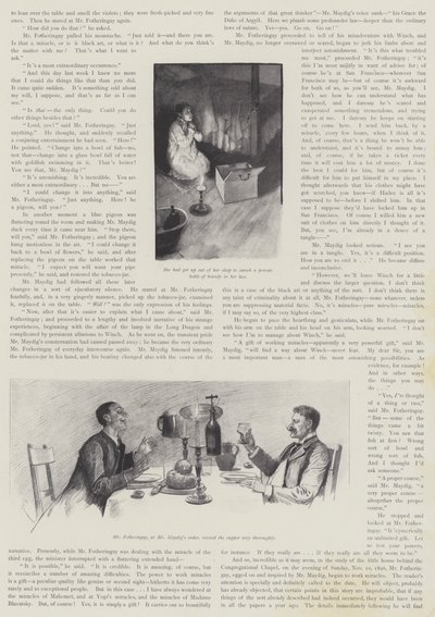Człowiek, który potrafi czynić cuda — H G Wells autorstwa Amedee Forestier