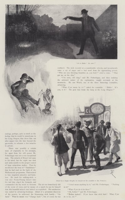 Człowiek, który potrafi czynić cuda — H G Wells autorstwa Amedee Forestier