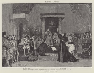 Proces królowej Katarzyny w Henryku VIII Shakspere