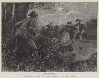 Świat poszedł wtedy bardzo dobrze, Walter Besant autorstwa Amedee Forestier