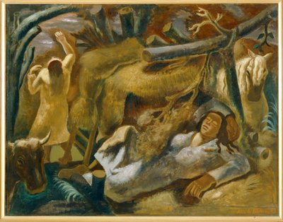 Wiejski sen lub rustykalny sen autorstwa Amedee de La Patelliere