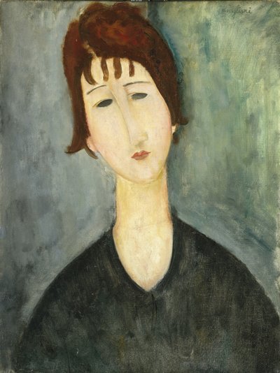 Kobieta, 1917-20 autorstwa Amedeo Modigliani