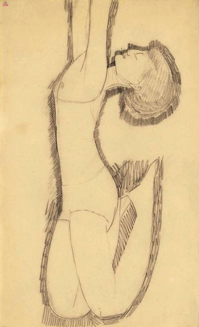 Anna Achmatowa jako akrobata, 1911 autorstwa Amedeo Modigliani