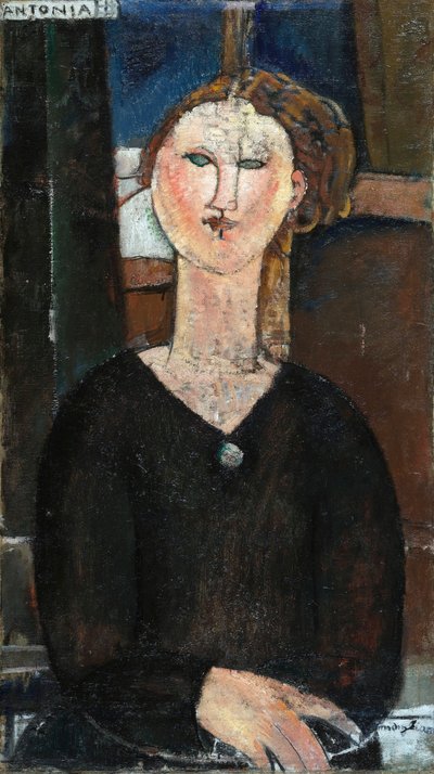 Antonia, ok. 1915 autorstwa Amedeo Modigliani