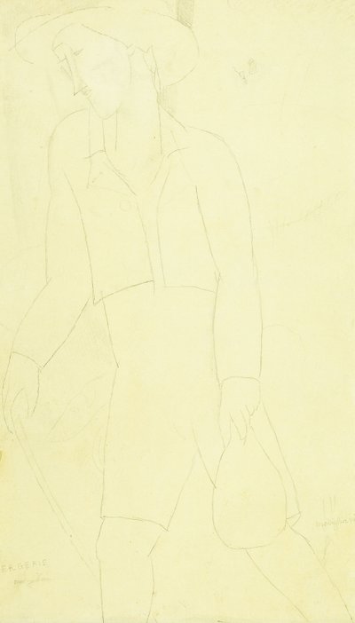 Bergerie, 1915-16 autorstwa Amedeo Modigliani