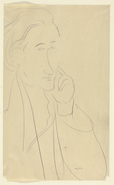 Bust of Zborowski autorstwa Amedeo Modigliani