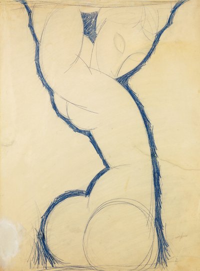 Kariatyda autorstwa Amedeo Modigliani