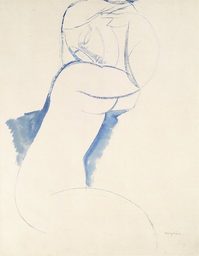 Kariatyd, ok. 1913 autorstwa Amedeo Modigliani