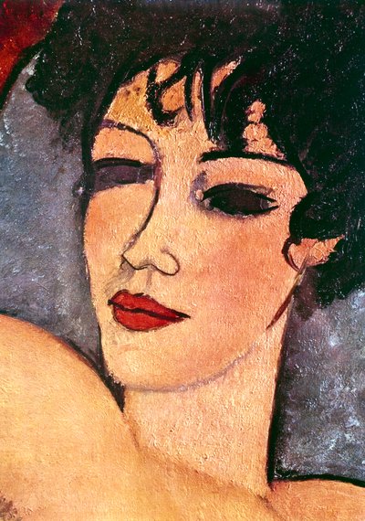 Fragment aktu śpiącego, ok. 1917 r. autorstwa Amedeo Modigliani