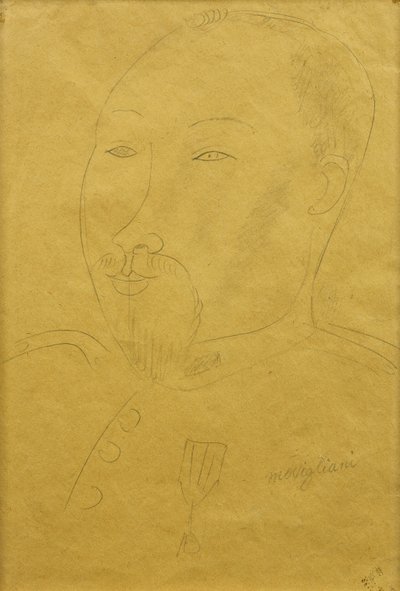 Guillaume Apollinaire jako żołnierz; Guillaume Apollinaire jako żołnierz, autorstwa Amedeo Modigliani