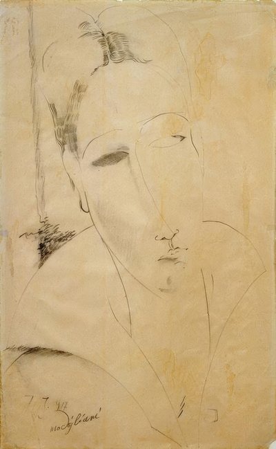 Hanka Zboroska autorstwa Amedeo Modigliani