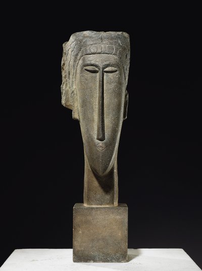 Głowa, 1910-12 autorstwa Amedeo Modigliani