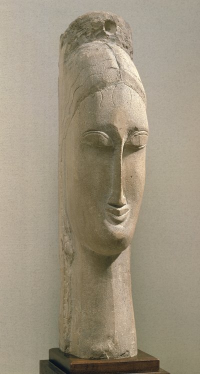 Głowa kobiety autorstwa Amedeo Modigliani
