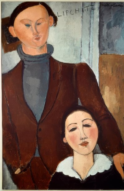 Jacques Lipchitz i jego żona autorstwa Amedeo Modigliani