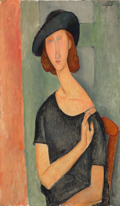 Jeanne Hébuterne (Au chapeau) autorstwa Amedeo Modigliani