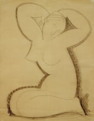 plan pracy autorstwa Amedeo Modigliani
