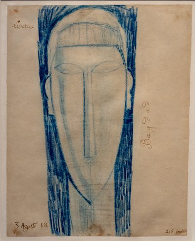 Głowa autorstwa Amedeo Modigliani