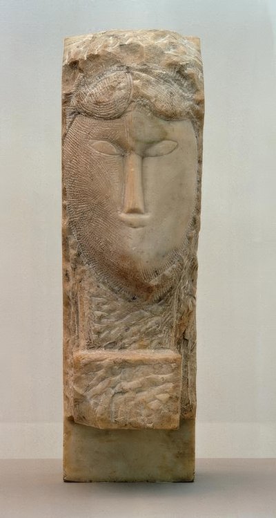 Głowa kobiety autorstwa Amedeo Modigliani