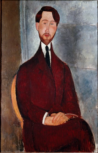 Leopold Zborowski - Portret Leopolda Zborowskiego autorstwa Amedeo Modigliani