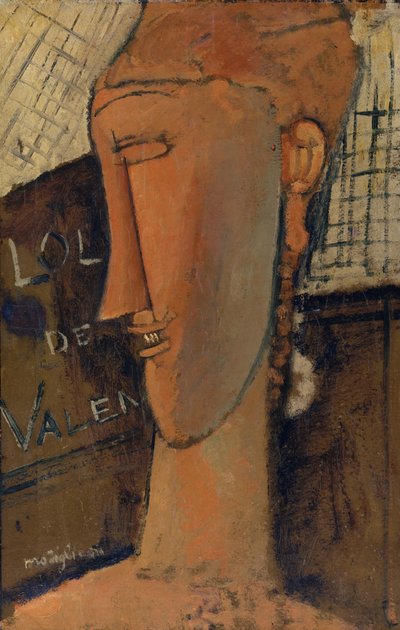 Lola z Walencji, 1915 autorstwa Amedeo Modigliani