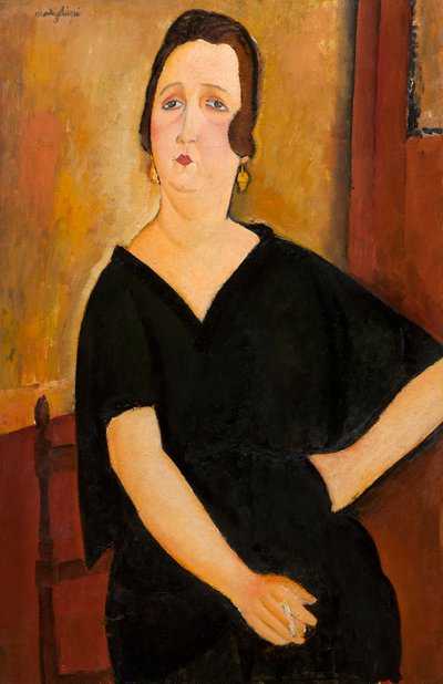 Madame Amédée (Kobieta z papierosem) 1918 (olej na płótnie) autorstwa Amedeo Modigliani