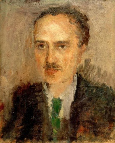 Mężczyzna z wąsami autorstwa Amedeo Modigliani