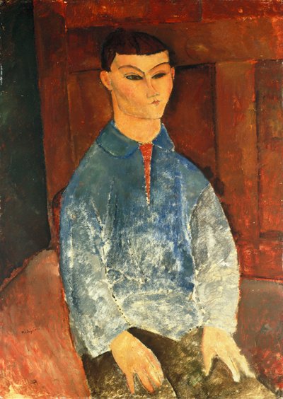 Siedzący Moise Kisling, 1916 autorstwa Amedeo Modigliani