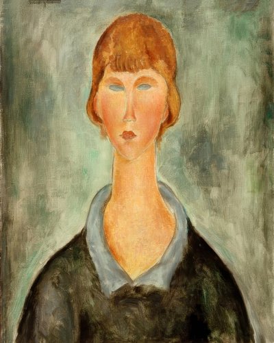 Portret młodej kobiety autorstwa Amedeo Modigliani