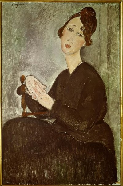Portret Dédie (Odette Hayden) autorstwa Amedeo Modigliani