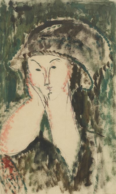 Portret Beatrice Hastings, 1914-1915. autorstwa Amedeo Modigliani