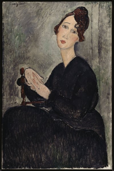 Portret Dèdie, 1918 autorstwa Amedeo Modigliani