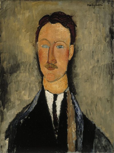 Portret Leopolda Survage (1879-1968) - Peinture de Amedeo Modigliani autorstwa Amedeo Modigliani